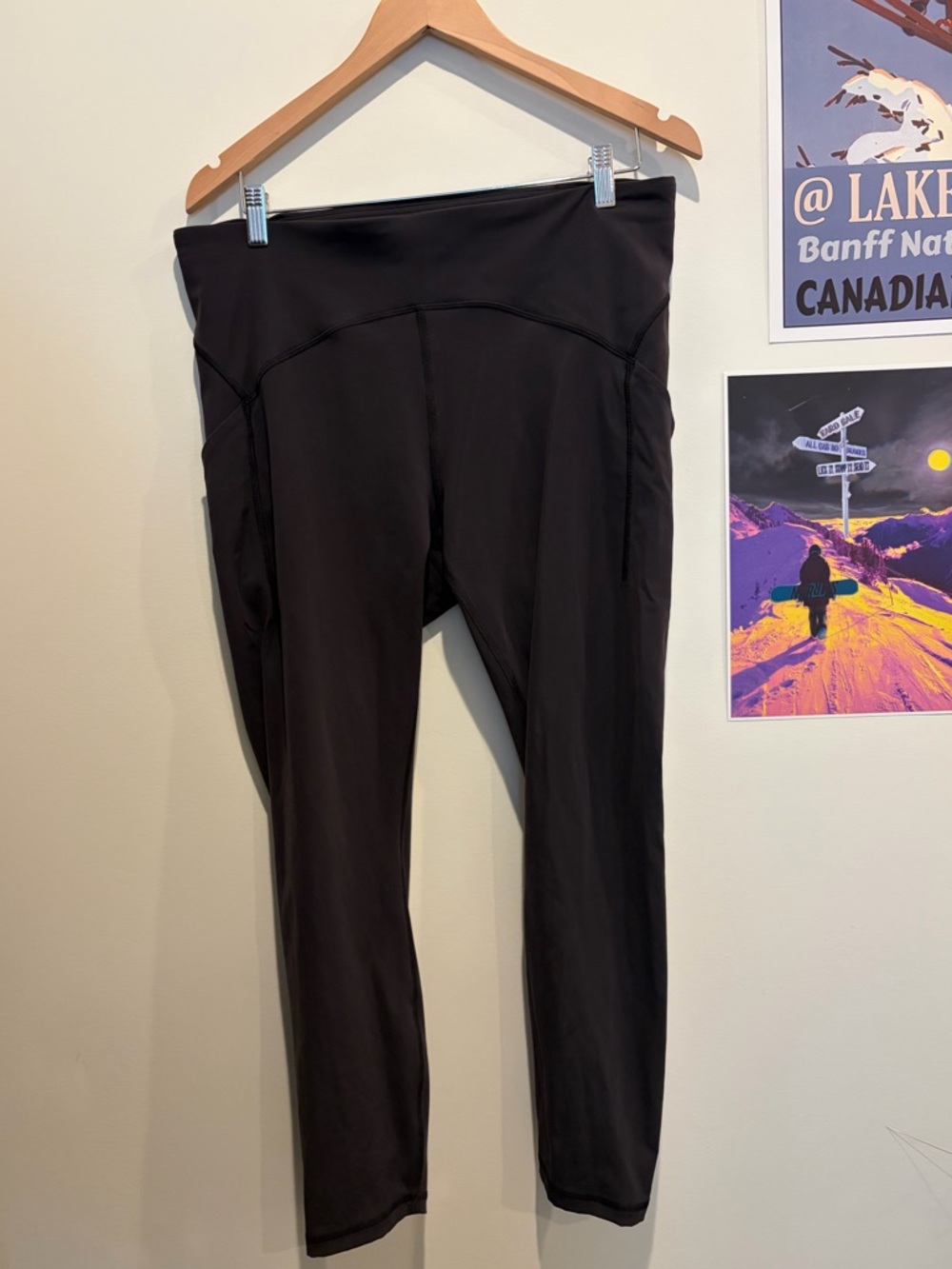 lululemon athletica black High-Rise Leggings size 14